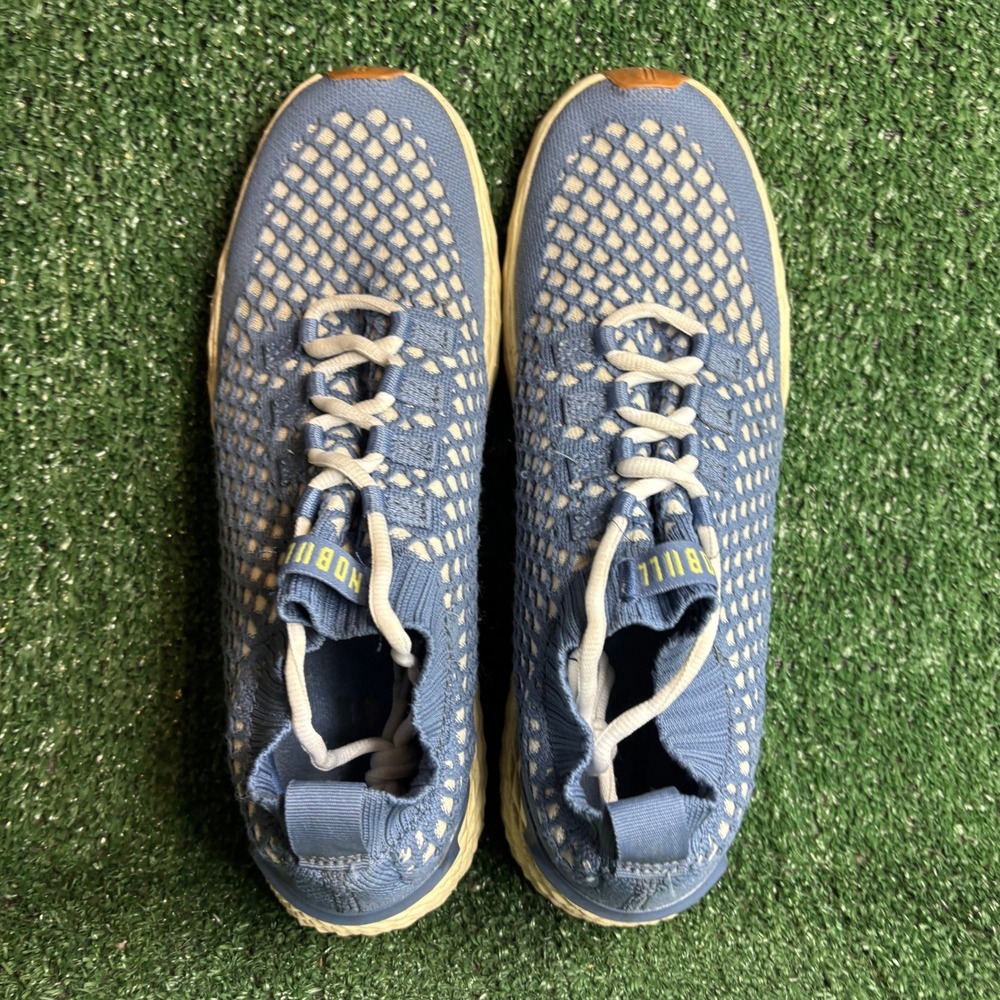 NOBULL Mesh Runner Breathable Knit Athletic Training Shoes Blue White Mens Sz 10 - Picture 5 of 9